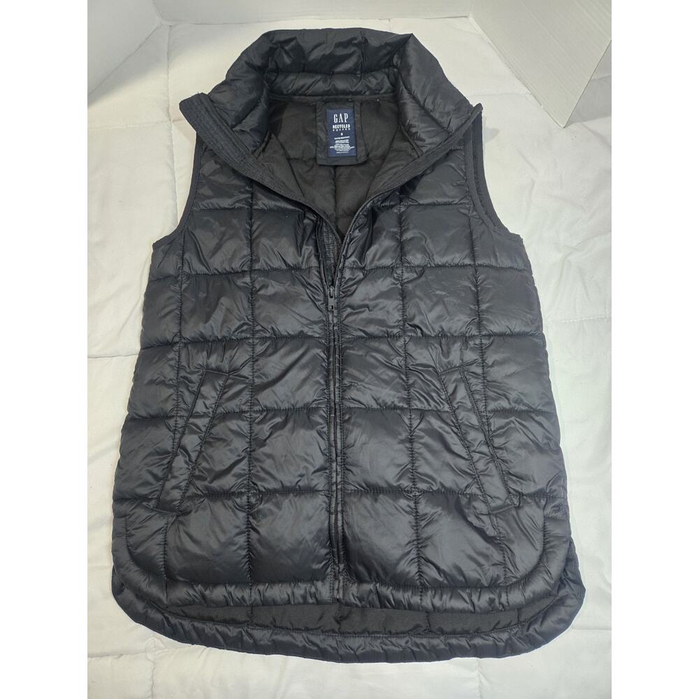 Gap Vest Mens S Black Puffer Primaloft Packable Performance Waterproof Outdoor